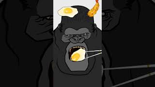 Download lagu #shorts KING KONG eating😮 #animation #kvakaanimation mp3