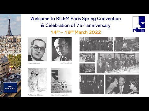 STRATEGY & PERSPECTIVE OF RILEM, moderated by Dr. Daniela Ciancio, RILEM Implementation Manager