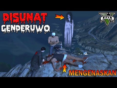 PREMAN TERKUAT DISUNAT GENDERUWO - GTA 5 YOUTUBER KOCAK PARODY