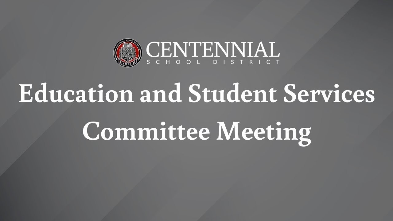 CSD - Education/Student Services Committee - September 9, 2026