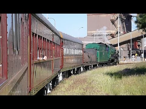Australian Trains: Steamfest; Trip to the Port Waratah Coal Loader