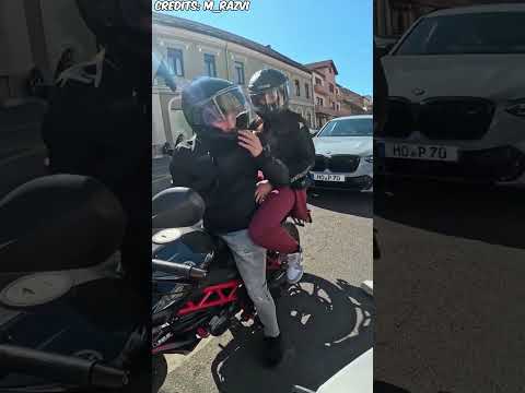 ANGRY DRIVER HITS THE BIKE RIDER!