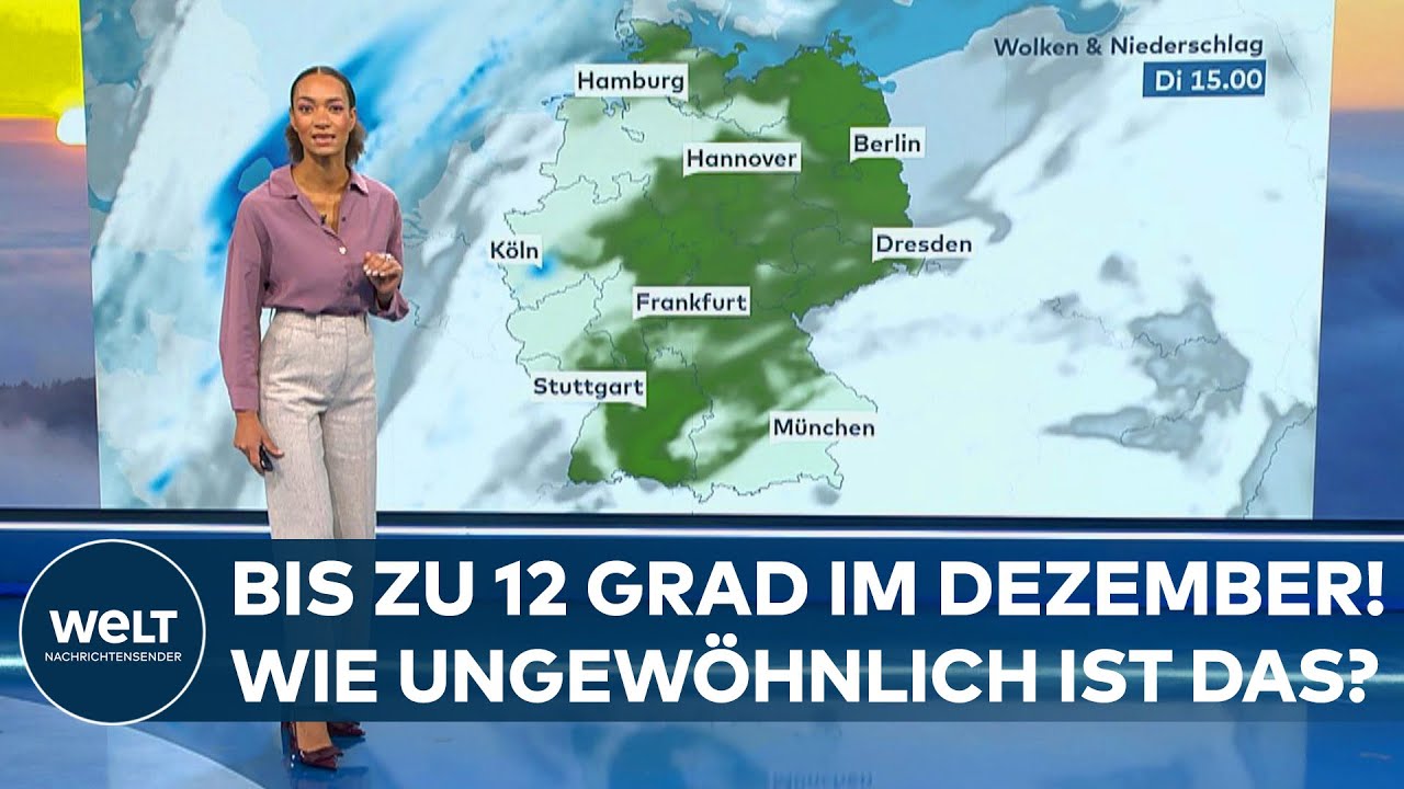 DEUTSCHLAND-WETTER: Hochdruckgebiet Frieda bringt mildes Winterwetter mit Sonne und Nebel