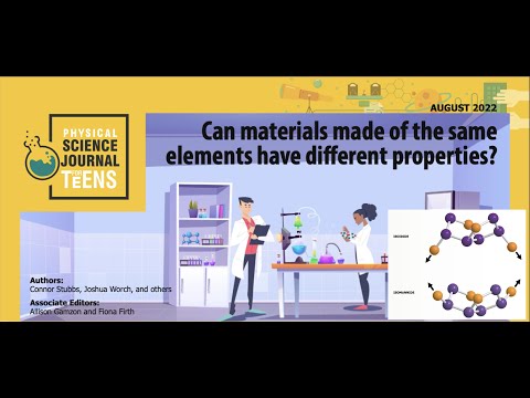 E54: Can materials made of the same elements have different properties? [SJK Audio Edition]