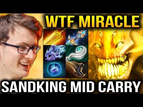 Miracle- SandKing 7.07 Mid CRAZY CARRY Dota 2