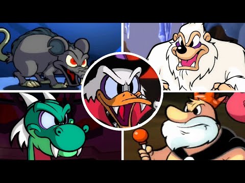 DuckTales Remastered - All Bosses