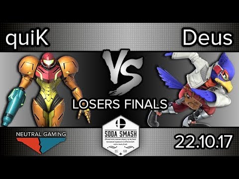 Soda Smash III - BSD | quiK (Samus) vs NG | Deus (Falco) - Losers Finals