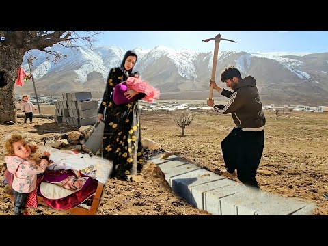 Completing a nomadic mother's house after giving birth: Help from a kind videographer