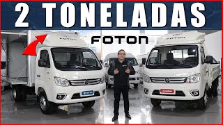video of Foton W3 TM2 Micro Truck 4.5T Reefer for Algeria