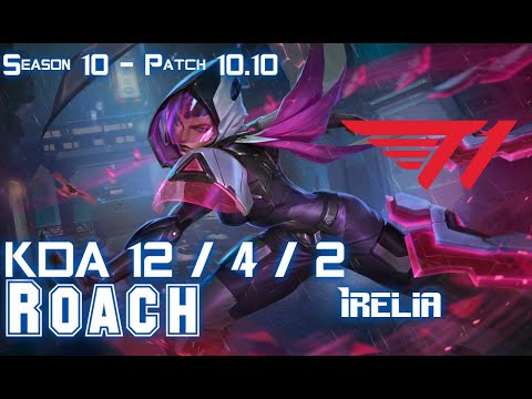 T1 Roach IRELIA vs KALISTA Top - Patch 10.10 KR Ranked