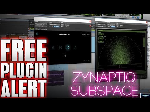 FREE PLUGIN ALERT | ZYNAPTIQ SUBSPACE [REVERB] 🔥