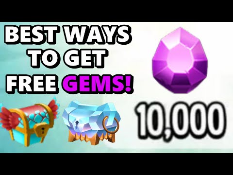 BEST WAYS to Get GEMS F2P in Dragon City! 2023 Free Daily Gems Guide