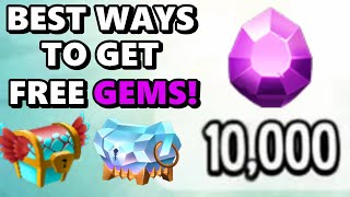 BEST WAYS to Get GEMS F2P in Dragon City! 2023 Free Daily Gems Guide
