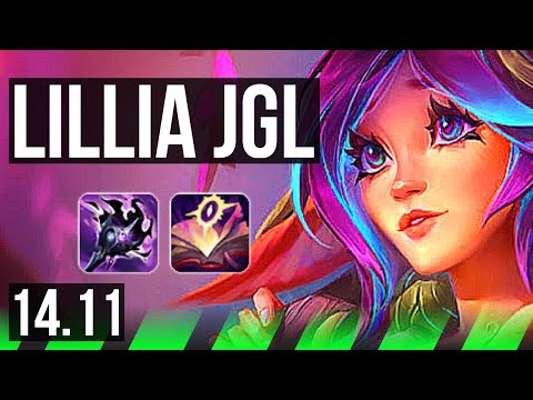 LILLIA vs REK'SAI (JGL) | Rank 3 Lillia, 9/3/10, Dominating, Rank 29 | EUW Challenger | 14.11