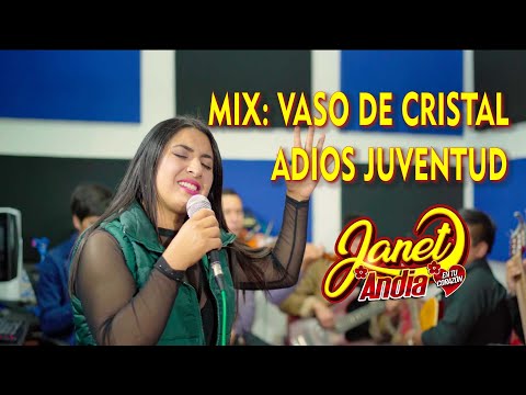 Janet Andia - Vaso de Cristal,  Adios Juventud (Sesión Studio)