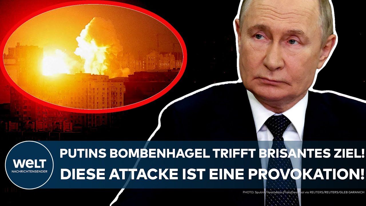 UKRAINE-KRIEG: "Symbolischer Akt!" Russen-Bombenhagel trifft sensibles Ziel! Putins klares Zeichen!