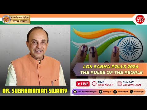 Lok Sabha Polls 2024: The Pulse Of The People - Dr Subramanian Swamy