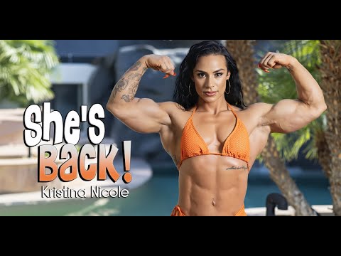 Female Bodybuilder Kristina Nicole MASSIVE MUSCLE!