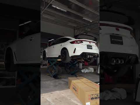 TYPE R FL5🔥UPGRADE HKS HI-POWER MUFFLER🔥#hondacivictyper #honda #fl5 #upgrade #exhaust