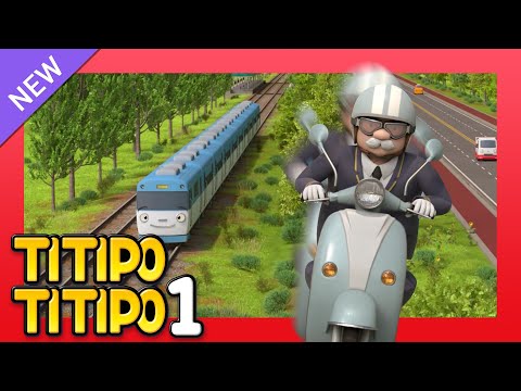 Titipo S1 Folge 24 Ein anstrengender Tag für Meister Herb | Zug Karikaturen | Titipo der Kleine Zug