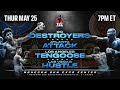 TEAM COMBAT LEAGUE  • DC  VS ATLANTA • LOS ANGELES VS LAS VEGAS  • WEEK 7