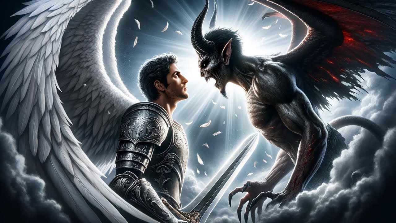 ⚔️O Anjo Miguel ENFRENTA SATANÁS em Duas Ocasiões E Isso Aconteceu