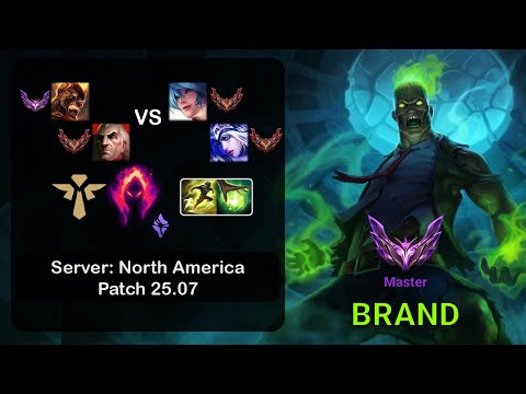 Brand Support + Swain vs Sona + Ashe - NA Master - Patch 25.07