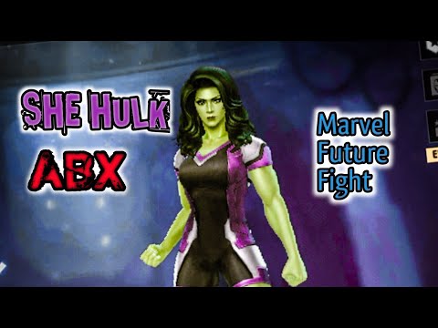 SHE Hulk Mff New uniform Abx run at level 60|Marvel Future Fight
