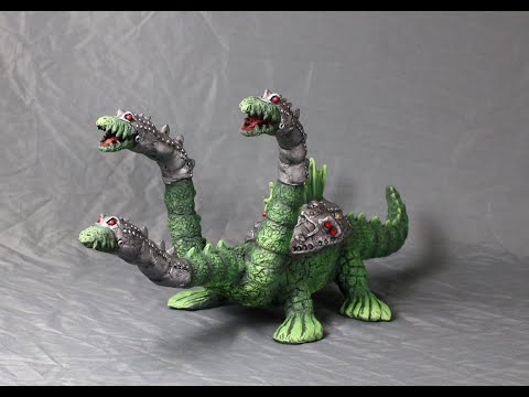 Godzilla Battles the Tricephalon Monster - Custom model Tricephalon