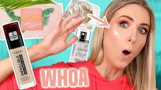 NEW DRUGSTORE MAKEUP + Full Day Wear Test! || What&#39;s Good &amp; What&#39;s NOT