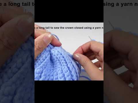How to Crochet Baby Hat 0-3 Months |1 Hour Learn to Crochet Beanie for Beginners |Bonnet Tutorial