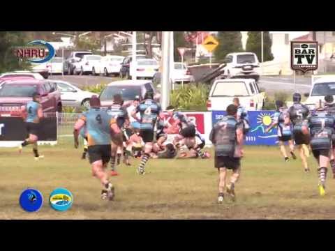 2015 NHRU Round 13 Premier 1 Highlights - Nelson Bay v Southern Beaches