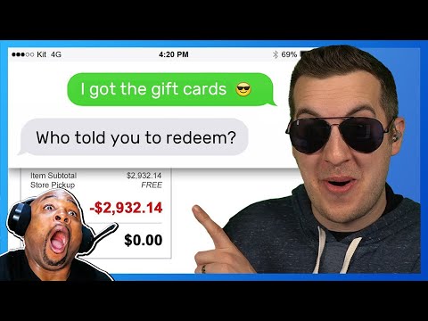Scammers Wanted $3,000 - They Watched Me Spend It All Reaction!