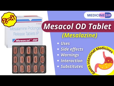 Mesalazine (1200mg) mesacol od tablet, sun