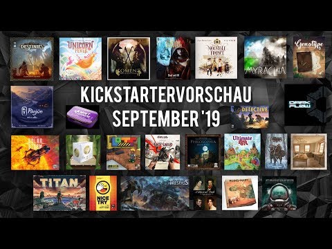 Kickstartervorschau September '19  - Brettspiele
