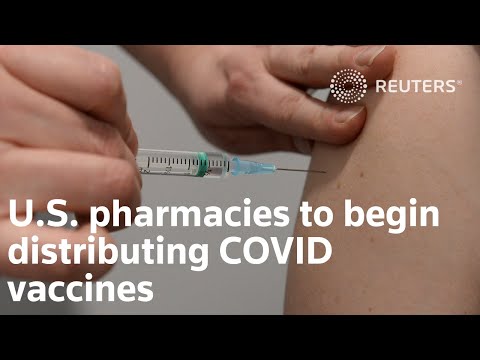 美國藥店將開始配送COVID疫苗 (U.S. pharmacies to begin distributing COVID vaccines)