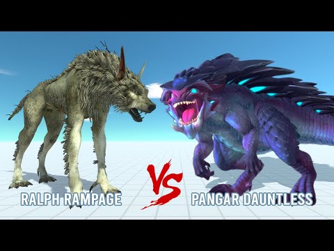 RALPH RAMPAGE vs PANGAR - Animal Revolt Battle Simulator
