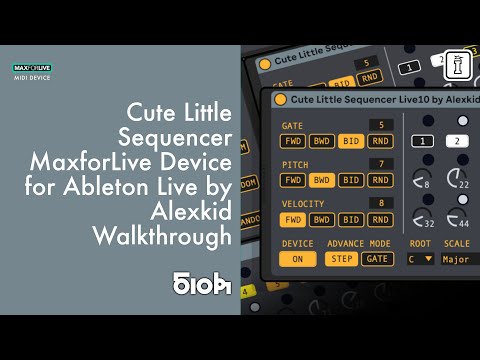 Cute Little Sequencer - DEMO - MaxforLive Sequencer for Ableton Live by Alexkid