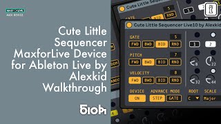 Cute Little Sequencer - DEMO - MaxforLive Sequencer for Ableton Live by Alexkid