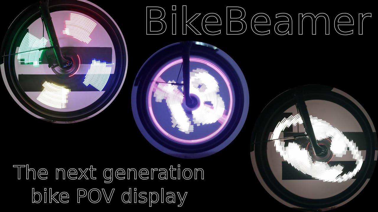 Introducing BikeBeamer - The next generation bike POV display