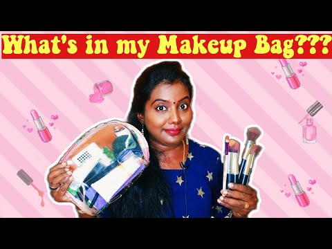 What's Inside My Makeup Bag Tamil | My Makeup Collection Vlog