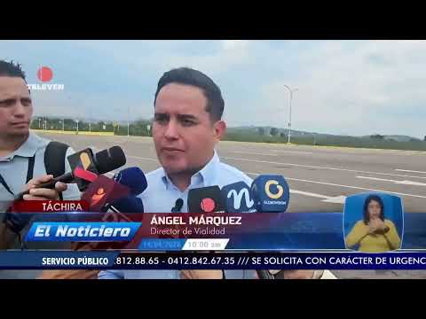 Lluvias retrasan trabajos de recuperación de vías en Táchira - El Noticiero emisión meridiana