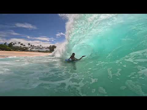 Keiki Shore Break SLAMS on DRY SAND