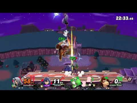 SSBU:Red Team VS Green Team - Smashville