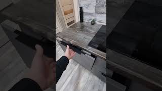 Современная угловая тёмная кухня Проект 155 фото 5