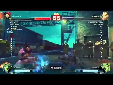 2010 1012 SUPER STREETFIGHT4 Tokido(Akuma) Replay 7