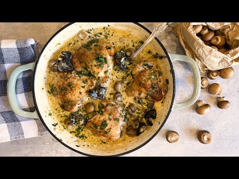 Chicken Forestière | Rustic French Recipe.