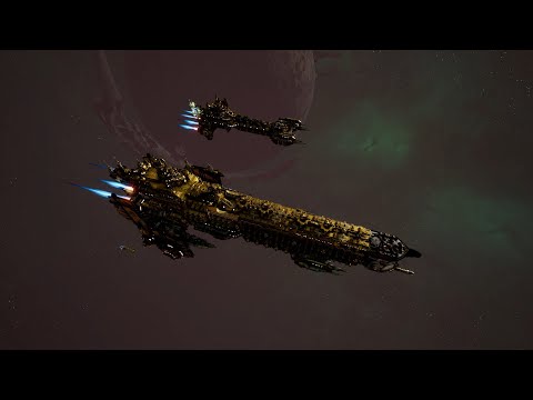 Skalgrim Mod 2021: Eternal Crusader - Imperial Fists vs Orks - Battlefleet Gothic Armada 2