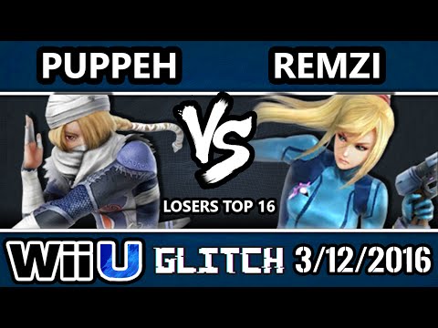 Glitch - EZG | Remzi (ZSS) Vs. Arc | Puppeh (Sheik) SSB4 Losers Top 16 - Smash Wii U - Smash 4