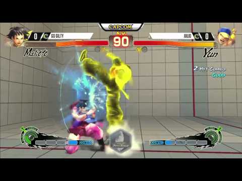 Final Round 18: Giantsword Gilty (Makoto) vs Julio (Yun)
